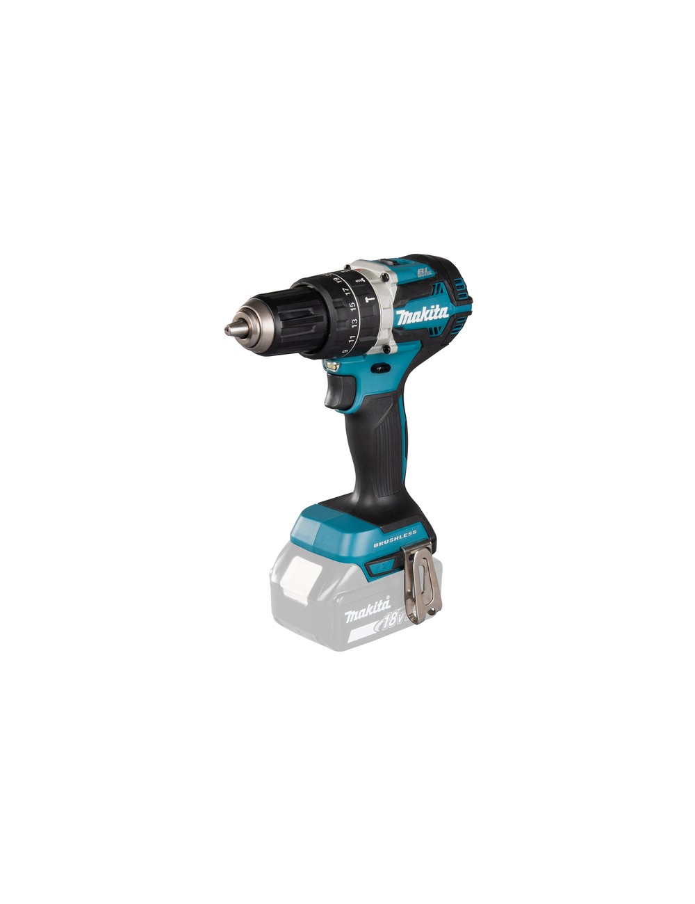 MAKITA TRAPANO AVVITATORE DHP486RTJ CON PERCUSSIONE 18V 130NM 5AH