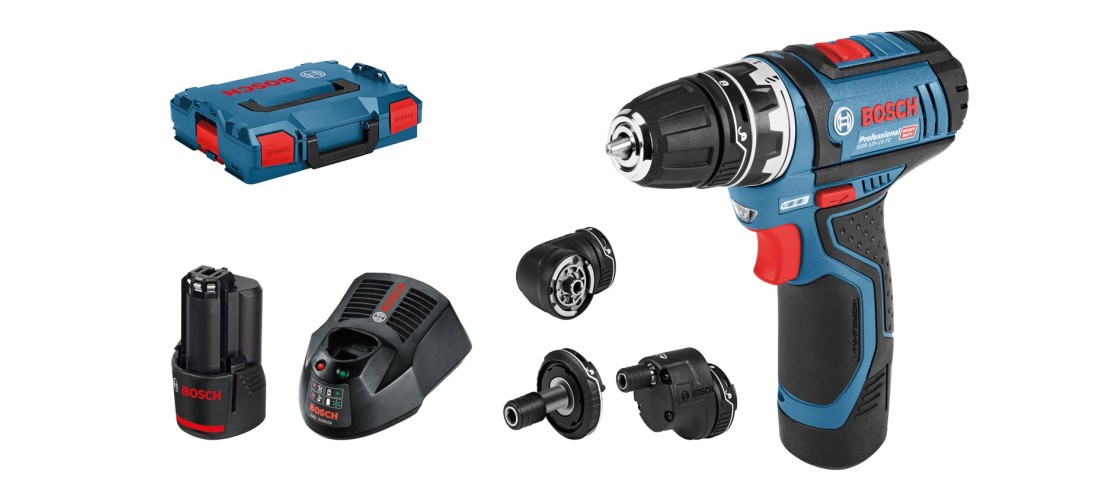 TRAPANO AVVITATORE 12V BOSCH COMPLETO DI BATTERIE E CARICABATTERIE